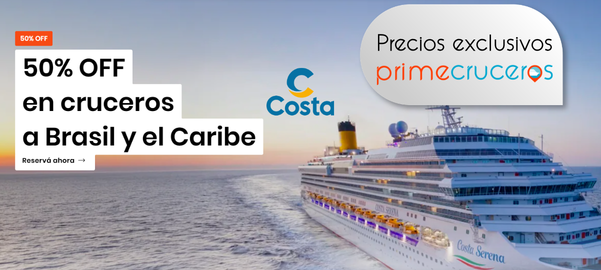 Costa Aniversario 🔥- Hasta 50% de Descuento🚢