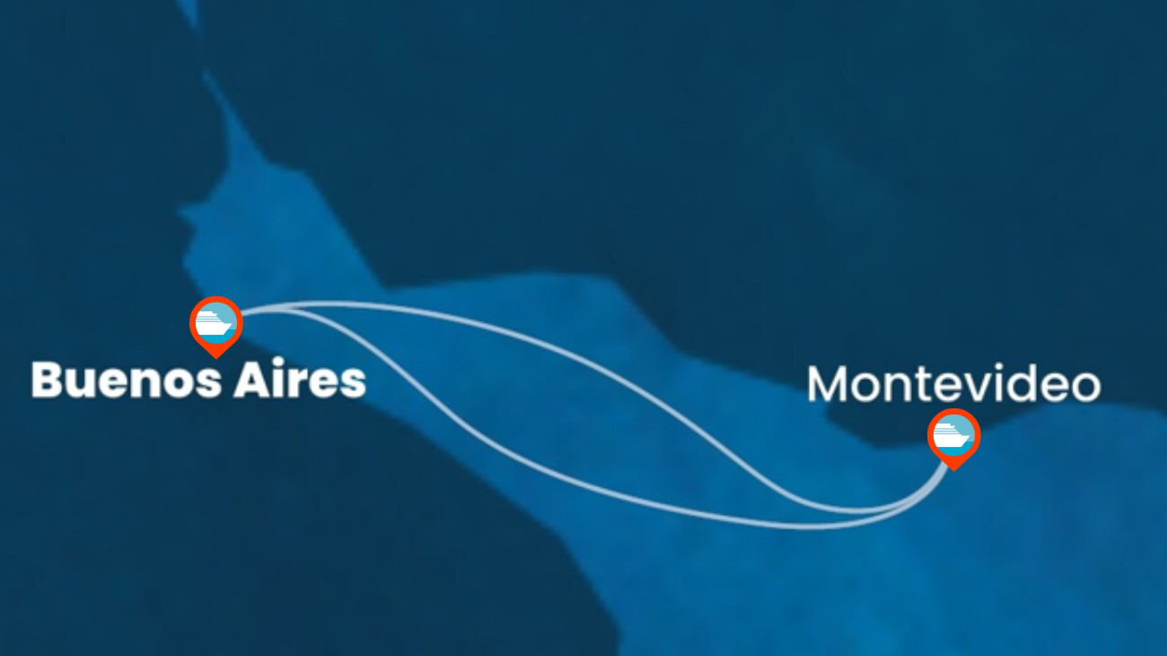 Itinerario de Mini Crucero Escapada Argentina, Uruguay - 3 Noches