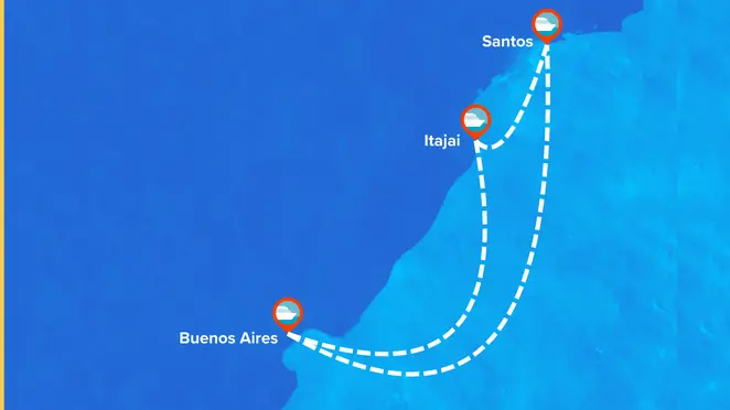 Crucero por Argentina, Brasil y Uruguay - 6 noches