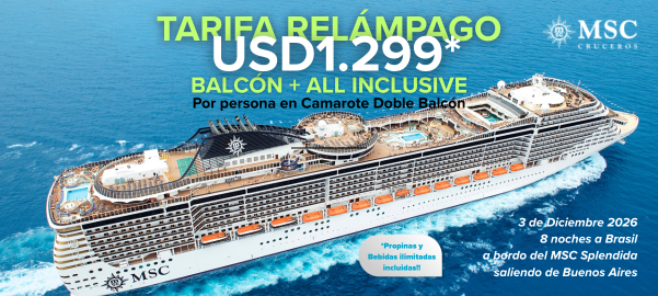 Tarifa Relámpago MSC⚡